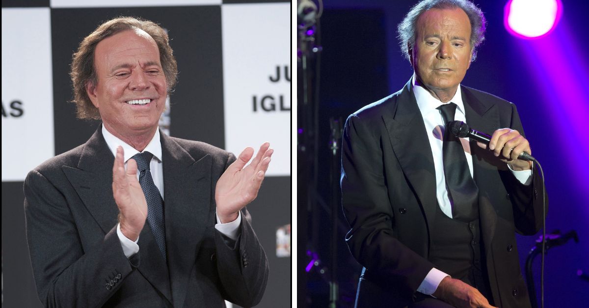 Julio Iglesias in scaun cu rotile