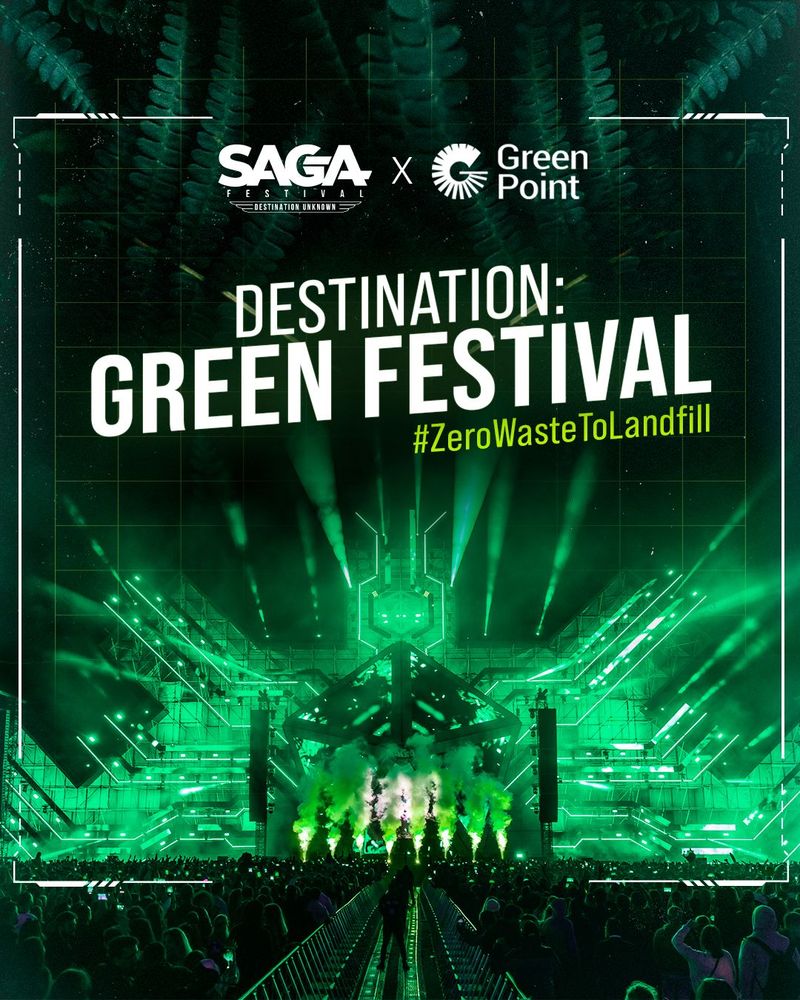 SAGA Festival devine primul festival #zerowastetolandfill din România cu sprijinul Green Corporation