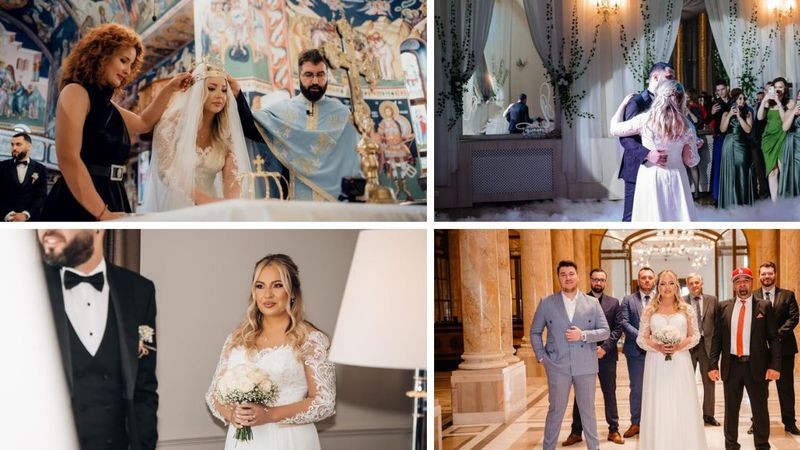 AVA, imagini exclusive de la nuntă. Artista a strălucit &icirc;n rochia de mireasă