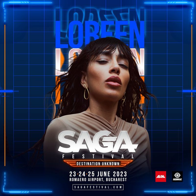 Loreen, câștigătoarea Eurovision 2012 și 2023, se alătură line-up-ului SAGA