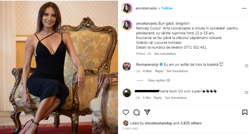 Florin Piersic Jr. a avut un mesaj neașteptat pentru Anca Țurcașiu