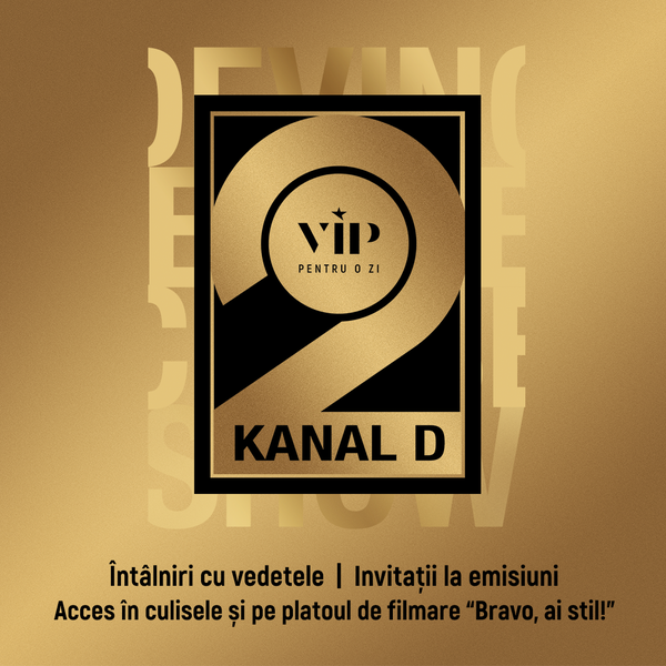 Fii &bdquo;VIP pentru o zi&rdquo;, &icirc;n lumea fascinantă a televiziunii, la Kanal D2!