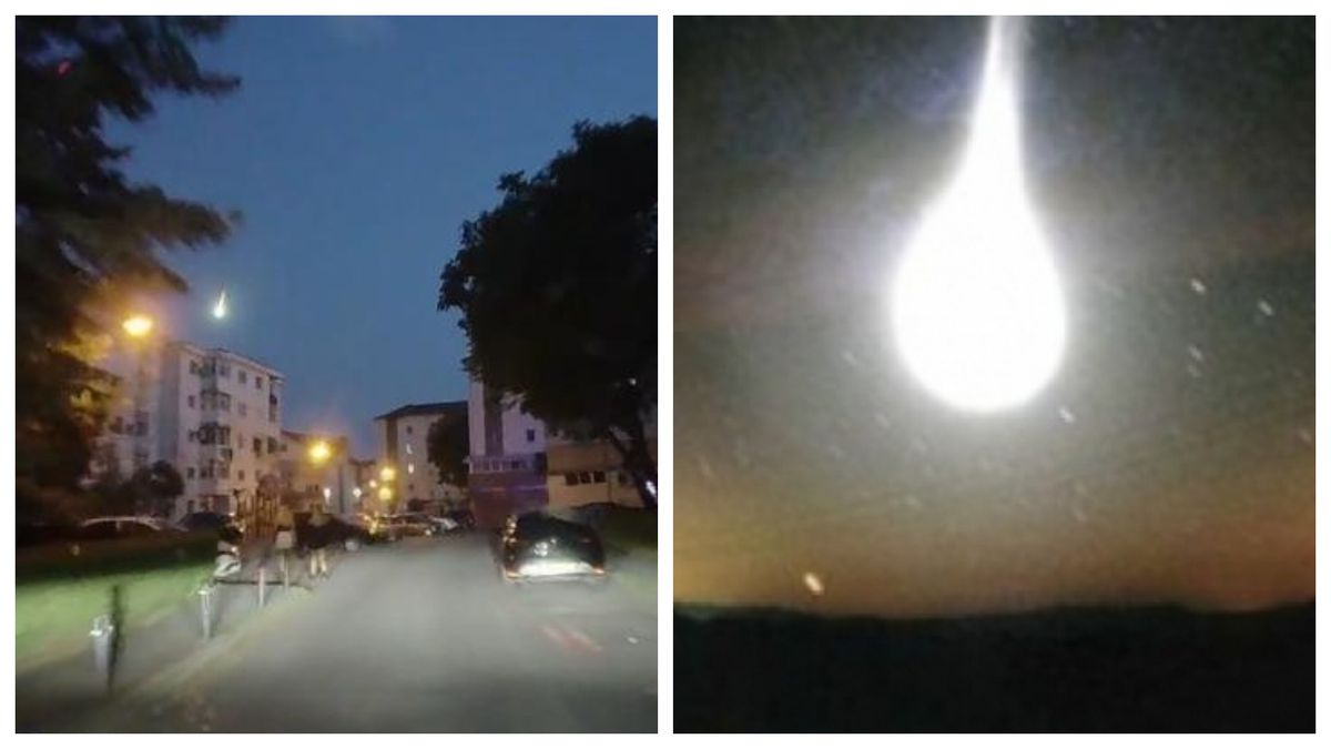 Meteoritul care a luminat puternic cerul României