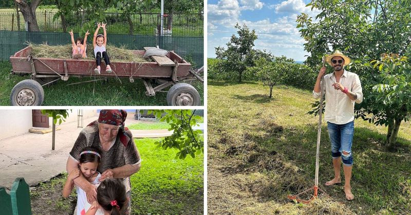 George Burcea vacanta fetite