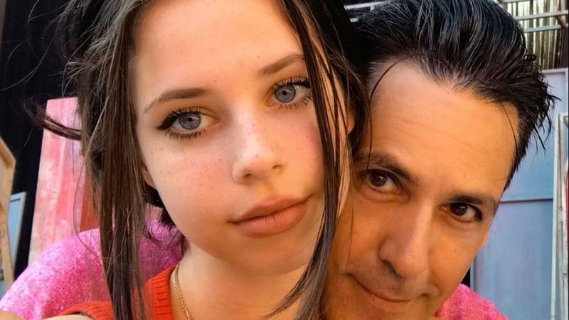 Ștefan Bănică Jr. și fiica lui, Violeta