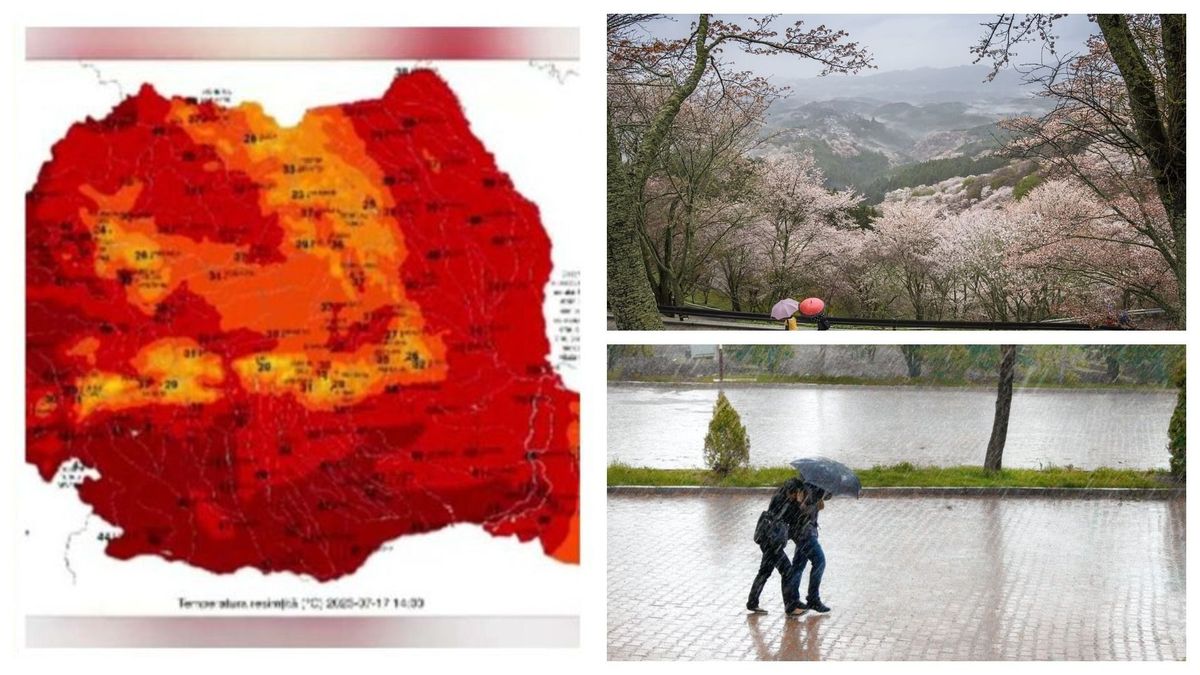 Cod roşu de vijelie puternică - vânt cu rafale de peste 90 de kilometri pe oră, grindină şi ploi torenţiale