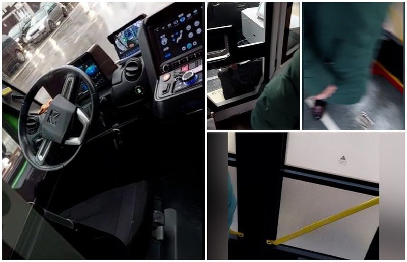 Călători uitați într-un autobuz din Suceava