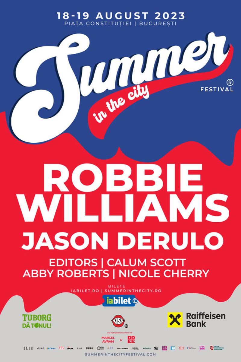 Meniul lui Robbie Williams la Summer in the City