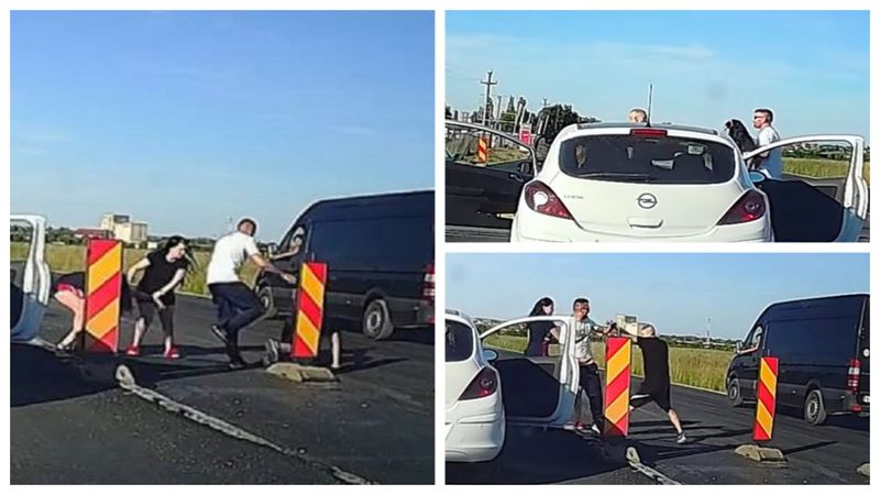 Dimineața pe doi cu Greeg și Cernat| Scandal urmat de o bătaie ca-n filme. O șoferiță a sărit la bătaie, după ce tot ea i-a șicanat pe ceilalți participanți la trafic - VIDEO