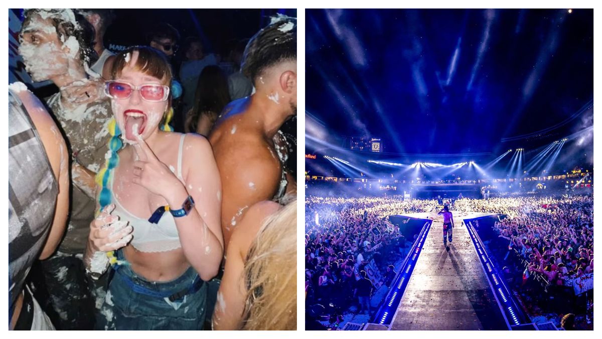 Steve Aoki a aruncat cu torturi la Untold 2023. Imagini exclusive din prima zi de festival