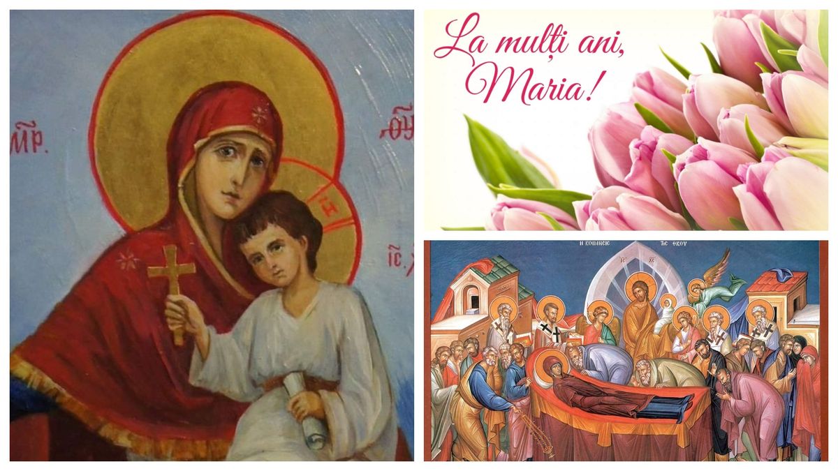 Ce nume se sărbătoresc de Sfânta Maria 