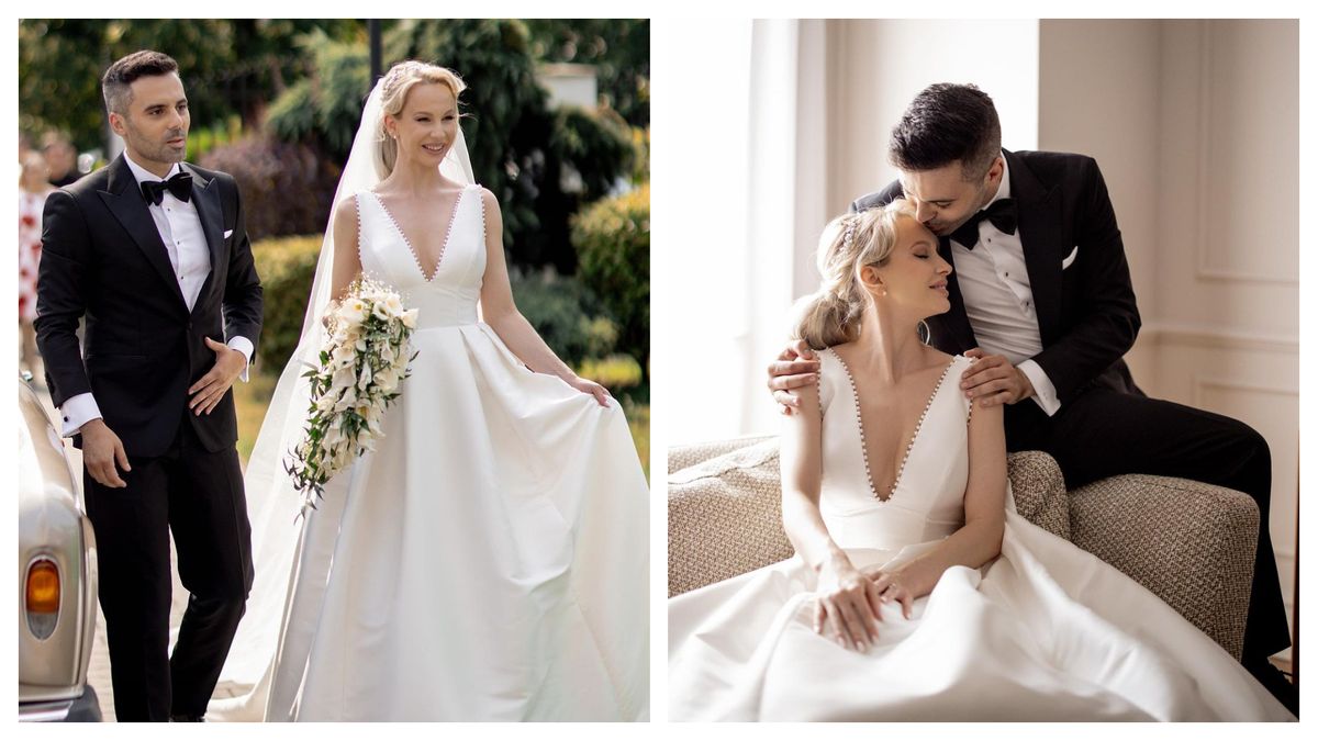 buchet de mireasă Sandrei Izbașa