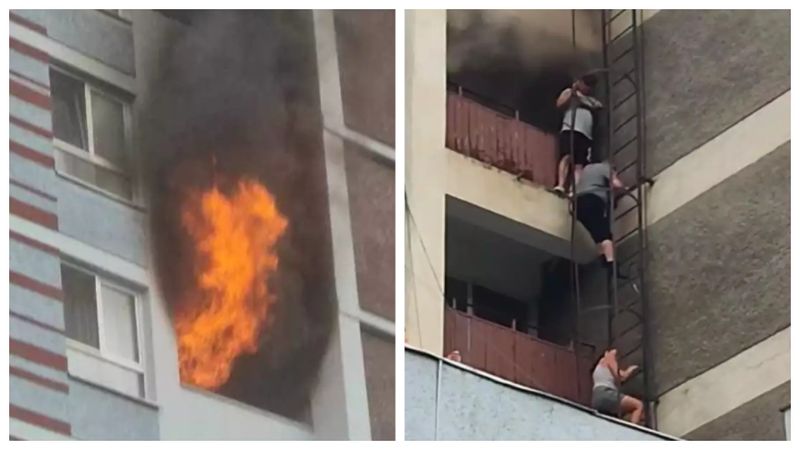 Momente de panică la un hotel din Băile Felix. Pompierii din Bihor au intervenit pentru stingerea unui incendiu violent