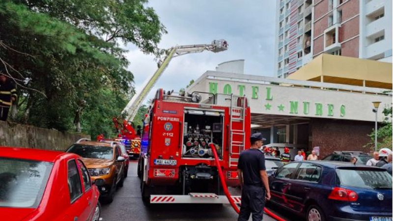 Incendiu Băile Felix