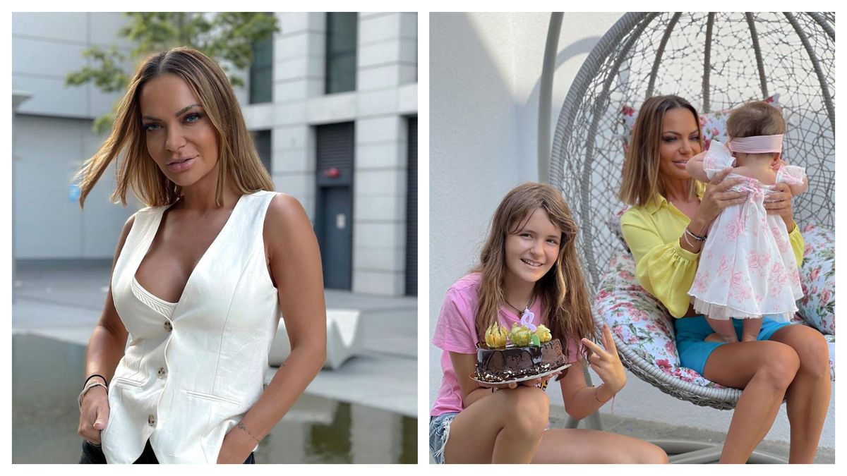 Andreea Antonescu și fiicele ei