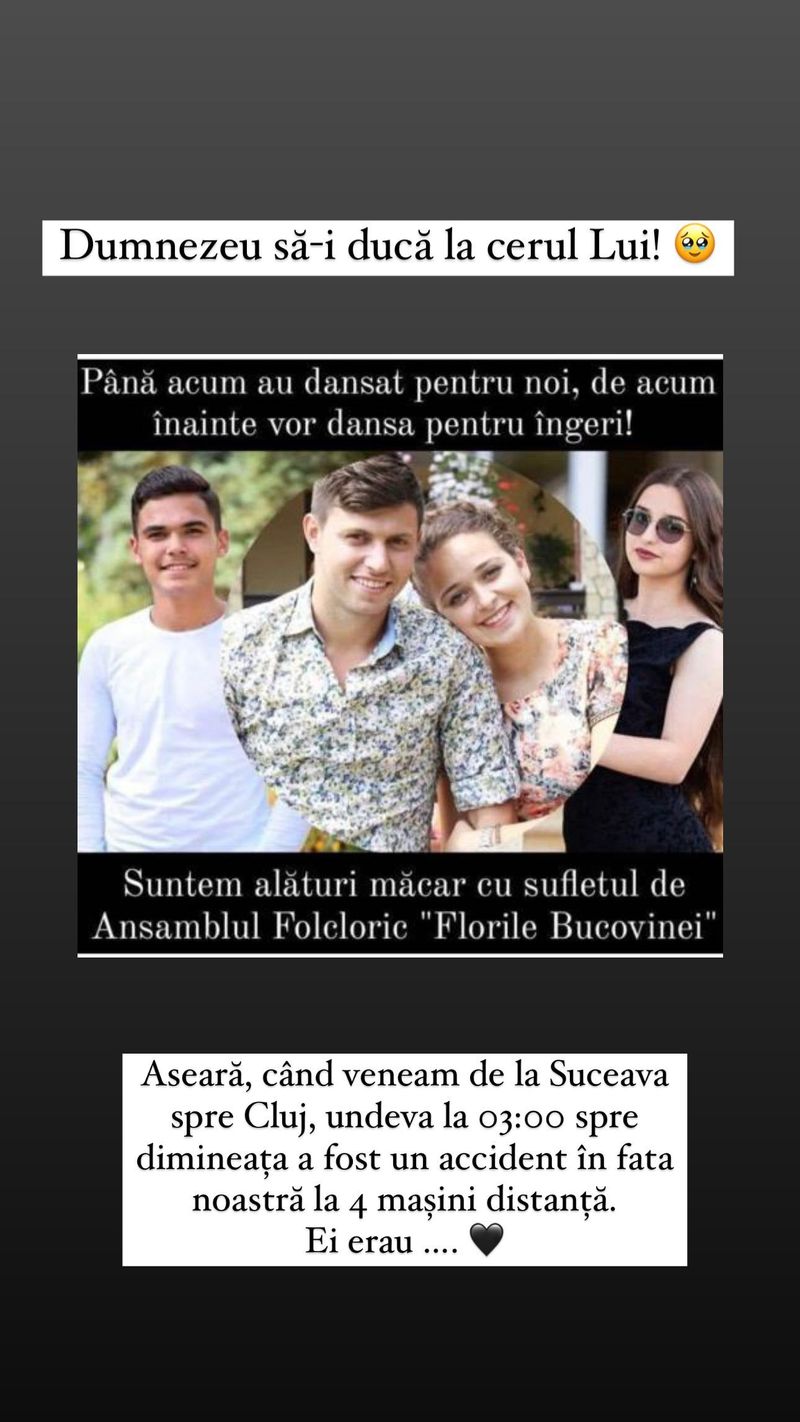 Vlăduța Lupău, despre accidentul din Suceava