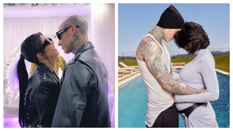 Kourtney Kardashian și Travis Barker