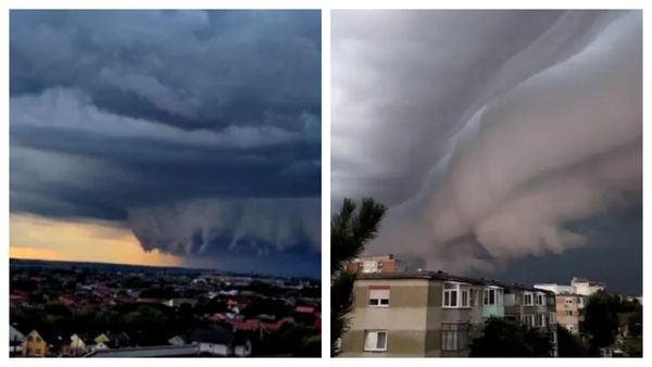 Locuitorii din Arad au văzut pe cer nori extrem de neobișnuiți. Motivul pentru care s-au format: "Sunt asociați cu fenomenele de instabilitate"