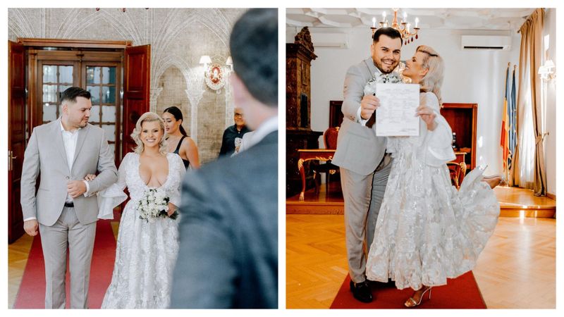 Cristina Vasiu și Cătălin Stoica s-au căsătorit