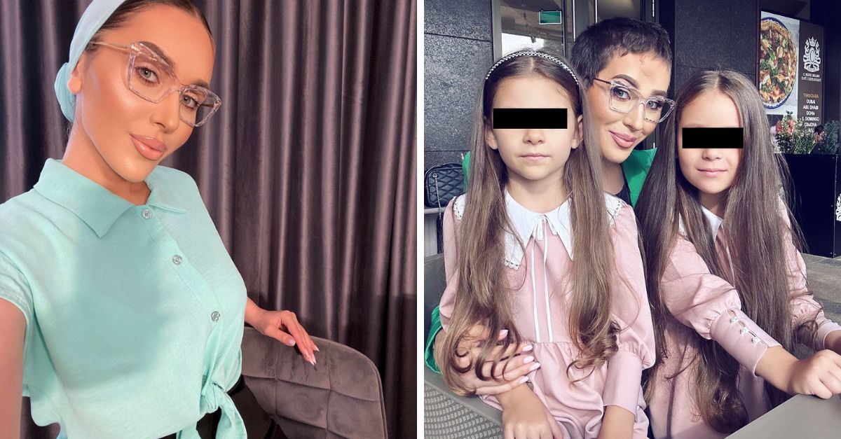 Dana Roba si-a dus fetitele singura la scoala