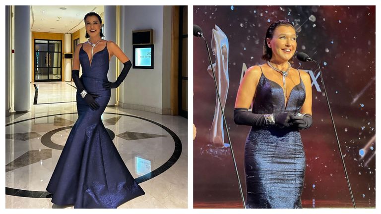 &#536;evval Sam, actri&#539;a din &quot;Pre&#539;ul Fericirii&rdquo; a primit trofeul Murex D&rsquo;or- &bdquo;Outstanding Turkish Actress for the year&bdquo;