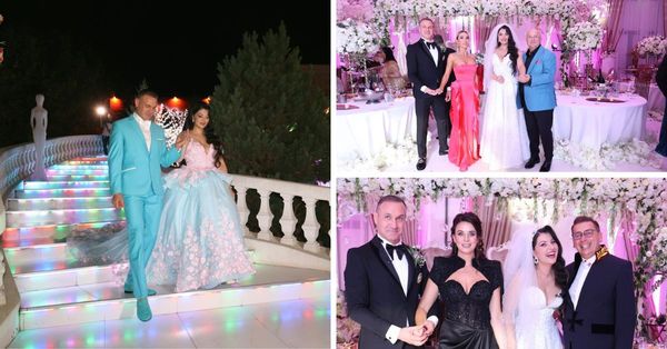 Cate rochii de mireasă a purtat Medana, soția lui Alina Oprea, la "nunta anului" și care este adevărata poveste din spatele lor