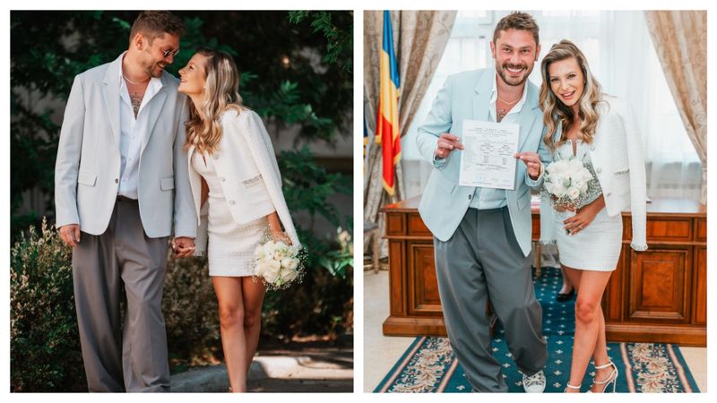 Ana Baniciu și iubitul ei, Edy Kovacs, s-au căsătorit