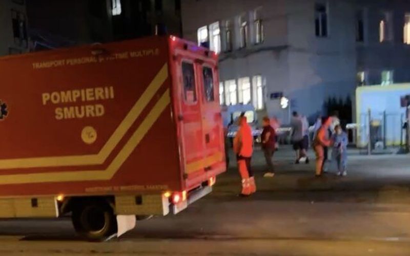 Alertă de incendiu la Spitalul de Copii din Timişoara.