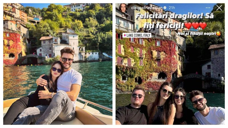 Cleopatra Stratan și Edward Sanda  nasi