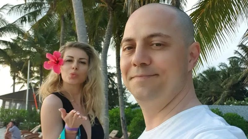 Dan Badea și soția sa 