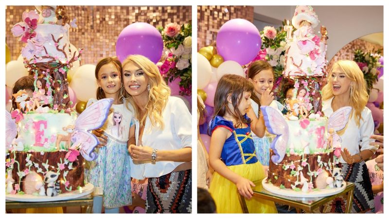 Andreea Bălan i-a organizat o petrecere ca-n basme fiica ei, Ella