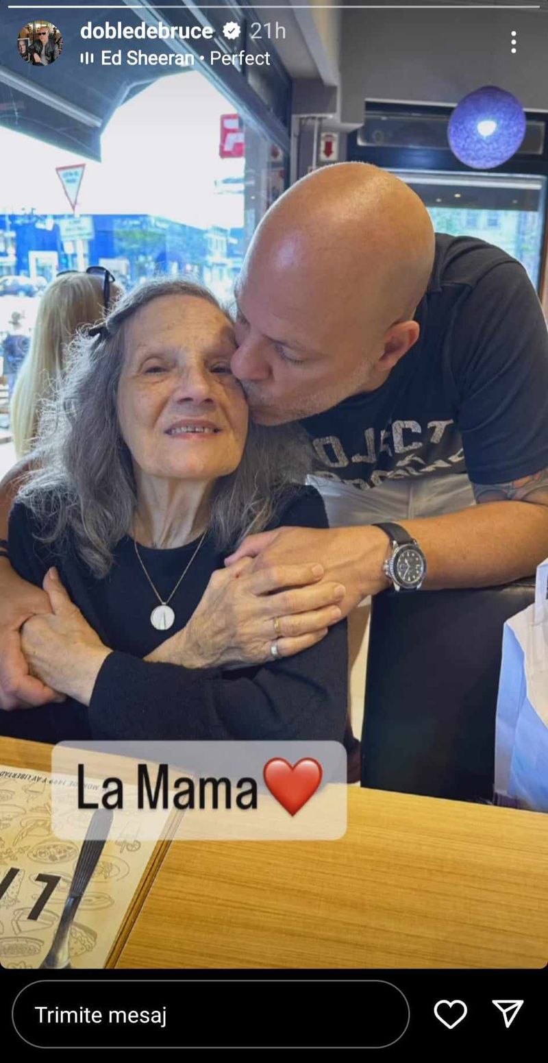 Bruce Willis, fotografie emoționantă alături de mama sa