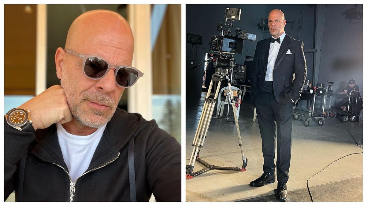 Bruce Willis, fotografie emoționantă alături de mama sa