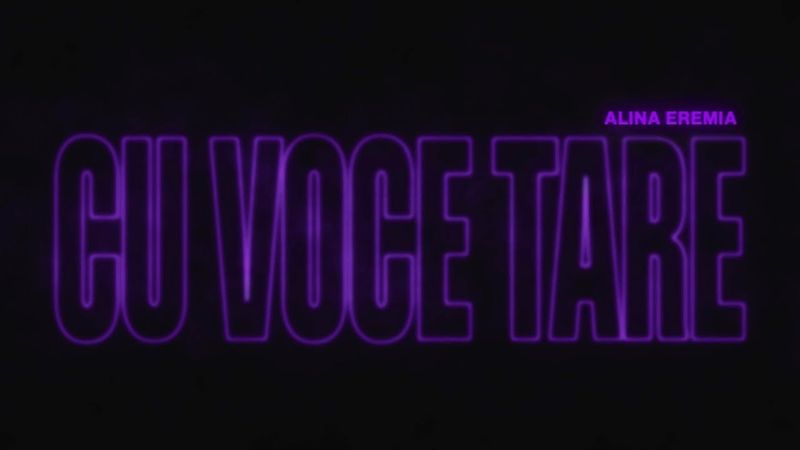 Alina Eremia a lansat piesa "Cu voce tare"