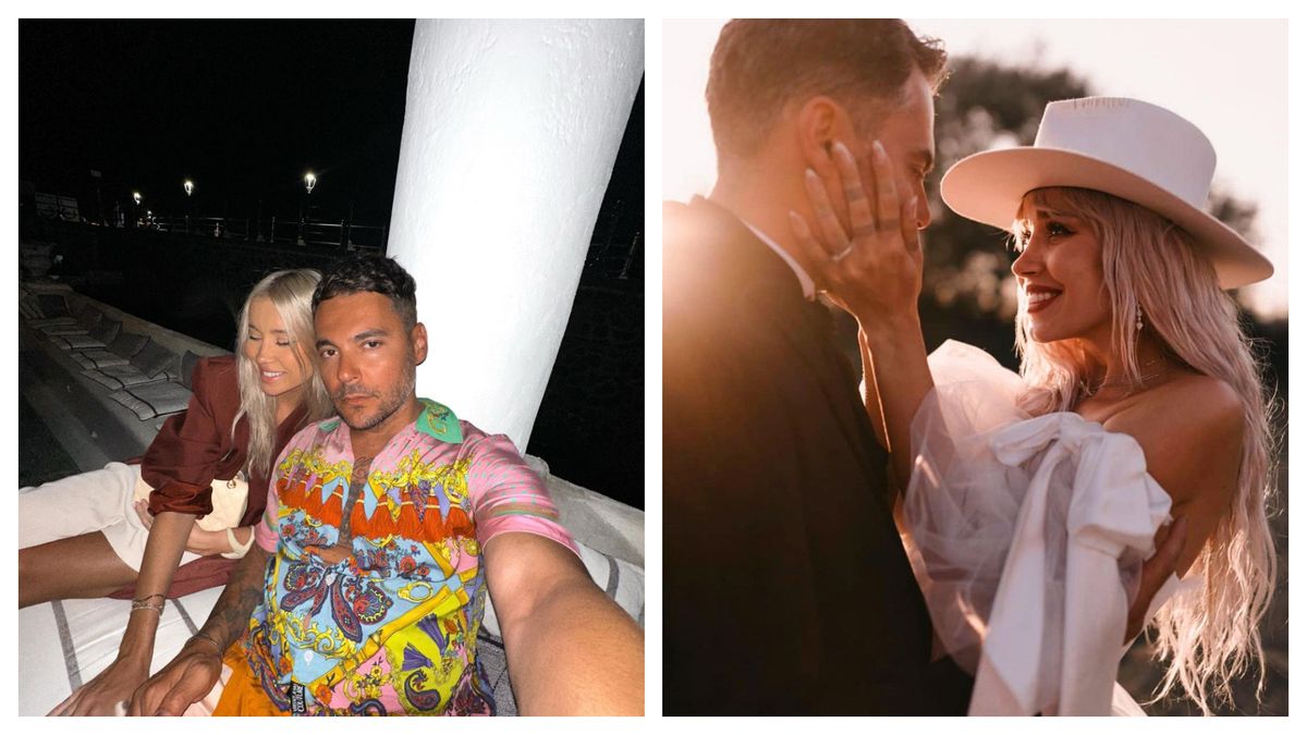 Alina Ceușan și soțul ei 