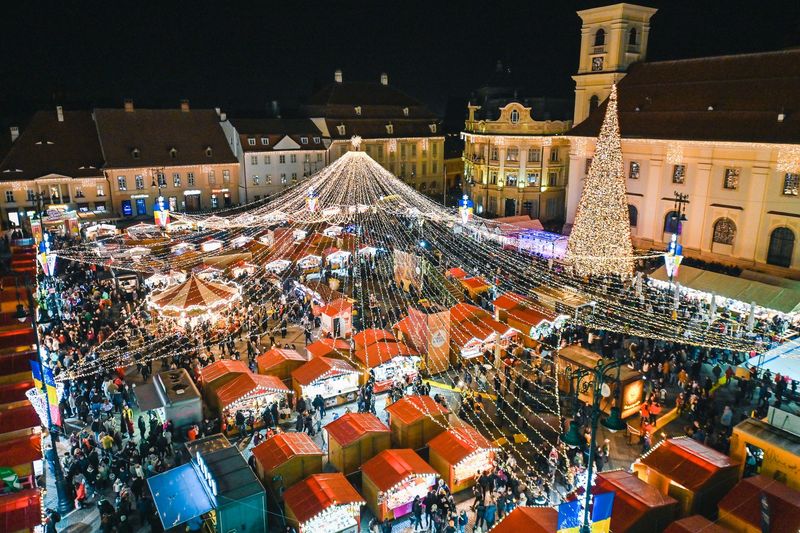 Târgul de Crăciun 2023 din Sibiu se deschide pe 17 noiembrie: Programul evenimentelor