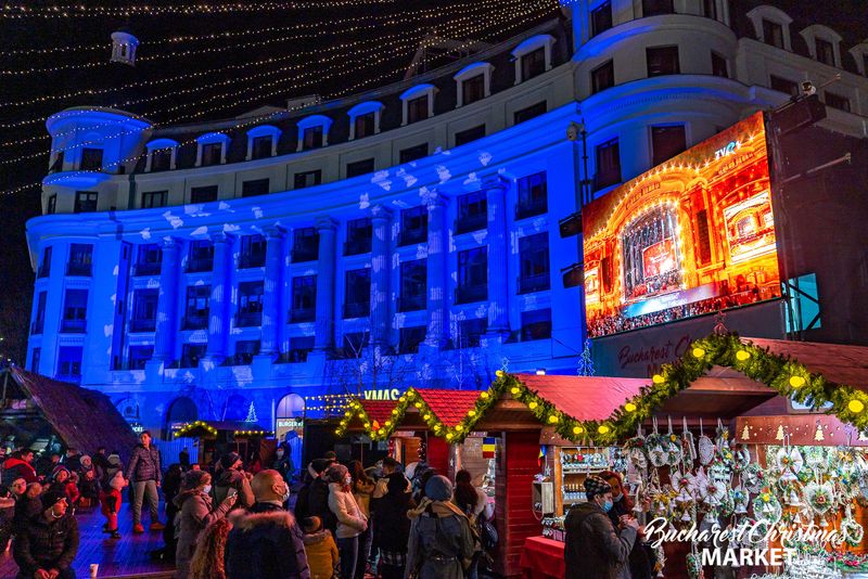 Târgul de Crăciun 2023 din Piața Constituției - București se deschide pe 30 noiembrie: Programul evenimentelor