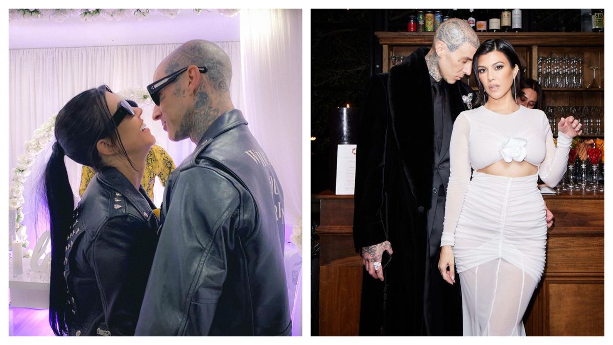 Kourtney Kardashiany și Travis Barker