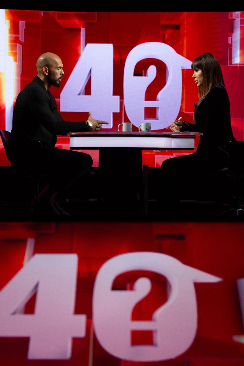 Duminica aceasta, de la 22:30, Andrew Tate se afla in fata lui Denise Rifai