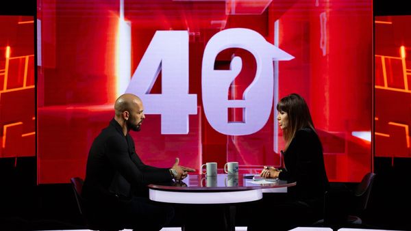 Andrew Tate, primul interviu televizat după ce a ieșit din închisoare, la “40 de întrebări cu Denise Rifai"
