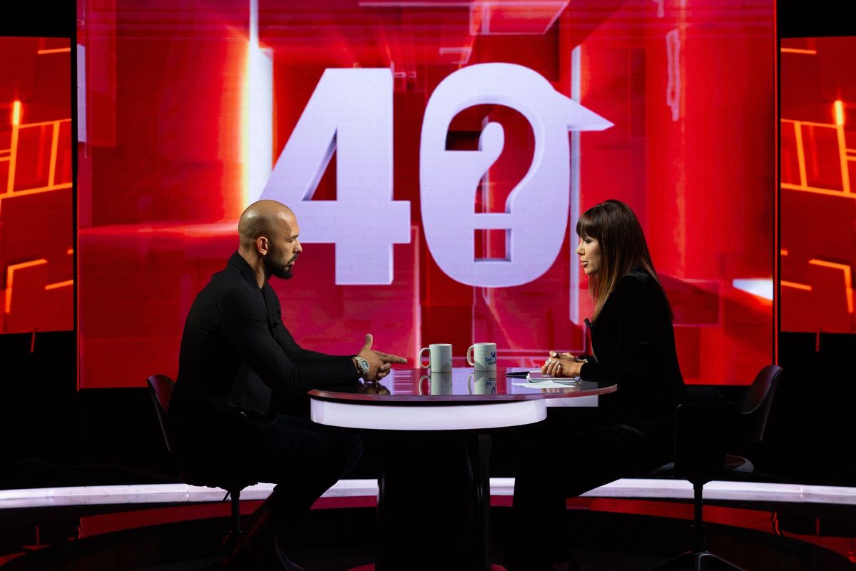 Andrew Tate vine la 40 de intrebari cu Denise Rifai