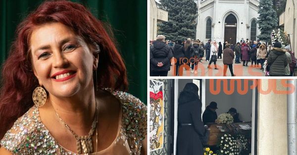 Primele imagini cu Rocco Sedano la &icirc;nmorm&acirc;ntarea Ronei Hartner! Fostul soț al artistei, vizibil afectat de moartea actriței
