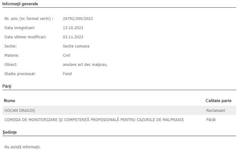 Dragoș Docan amputatie neglijenta medicilor