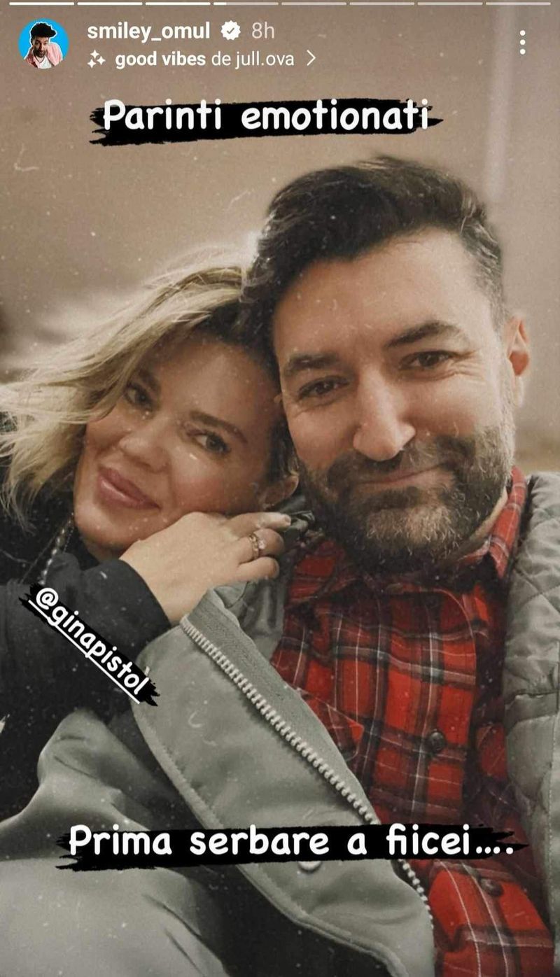 Gina Pistol Smiley serbare fiica