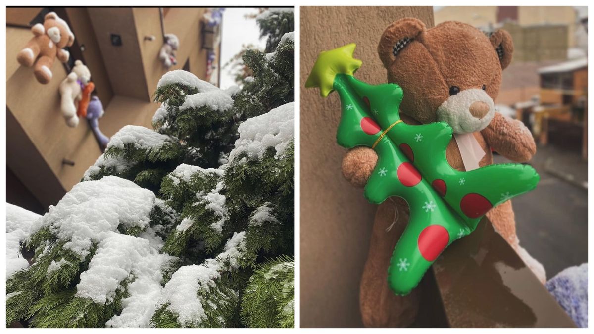 O clădire din Capitală a luat prin surprindere bucureștenii cu decorul neobișnuit de Crăciun