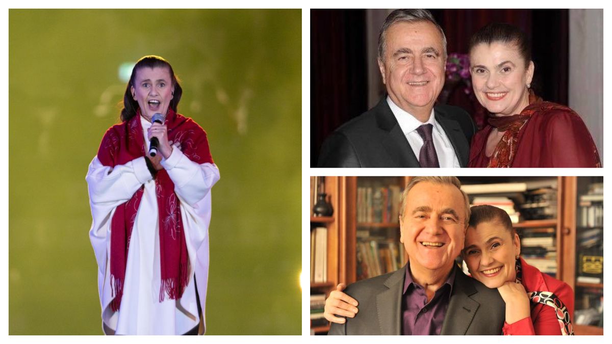 Soprana Felicia Filip și soțul ei, Cristian Mihăilescu