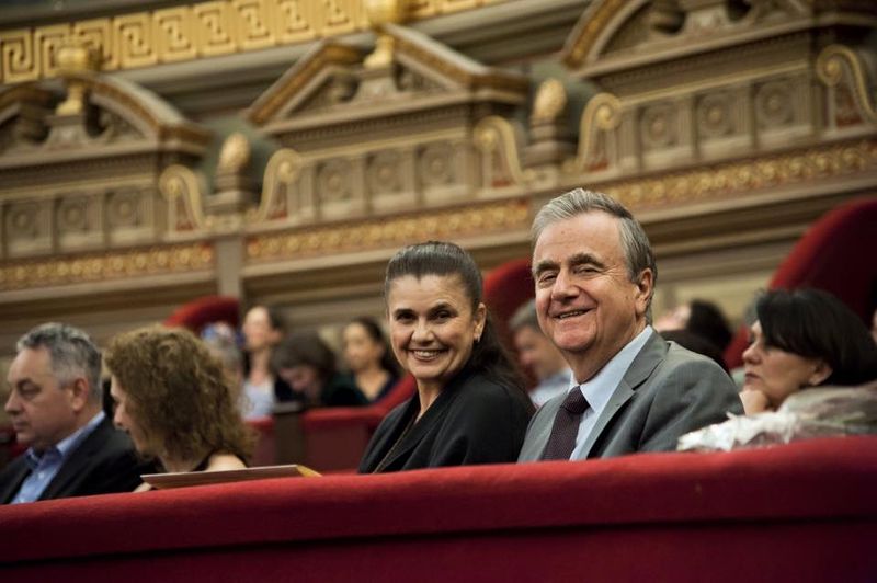 Soprana Felicia Filip și soțul ei, Cristian Mihăilescu