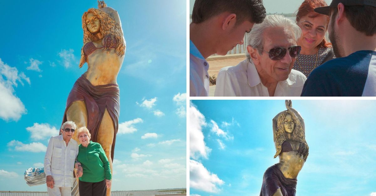 Shakira are statuie in orasul natal