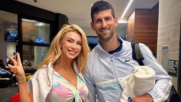 &rdquo;Doamnelor și domnilor, legenda vie a lumii tenisului&rdquo; Andreea Bălan s-a fotografiat alături de marele tenismen Novak Djokovic