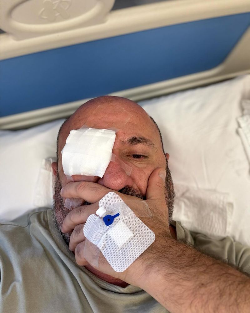 Cătălin Scărlătescu, pe patul de spital